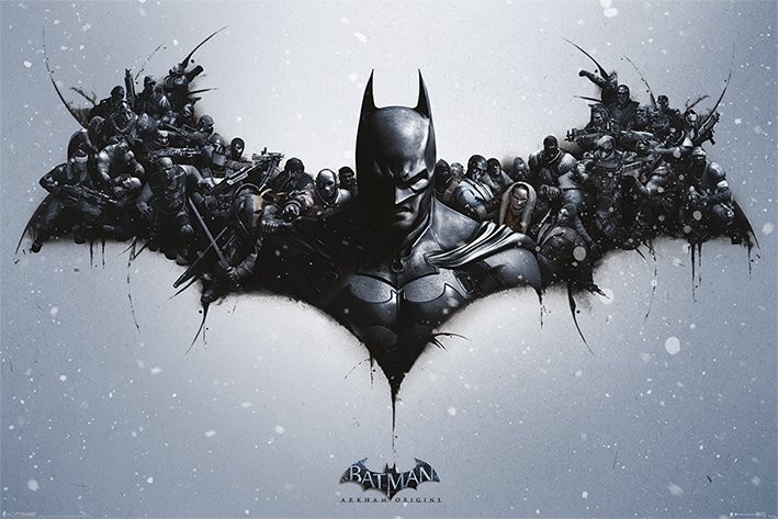 Плакат BATMAN ARKHAM ORIGINS - logo