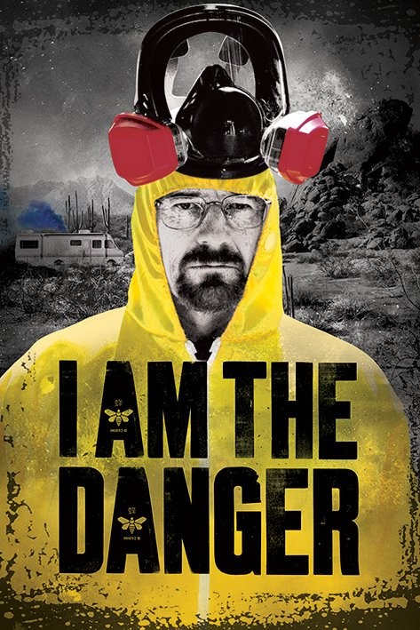 Плакат BREAKING BAD - i am the danger