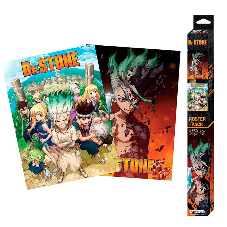 Подаръчен комплект Dr. Stone - Group & Artwork