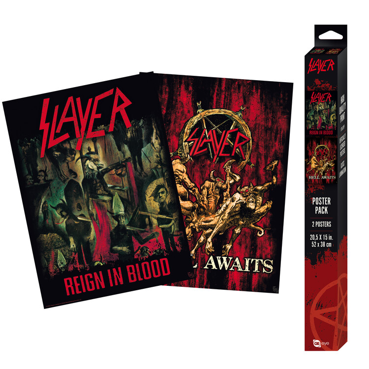 Σετ δώρου Slayer - Reign in Blood/Hell Awaits