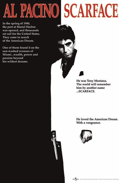 SCARFACE - one sheet