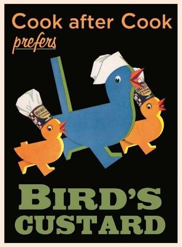 Metallikyltti BIRD'S CUSTARD
