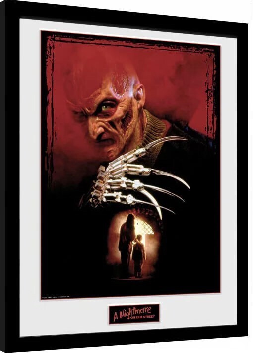 Framed poster Nightmare On Elm Street - Collage
