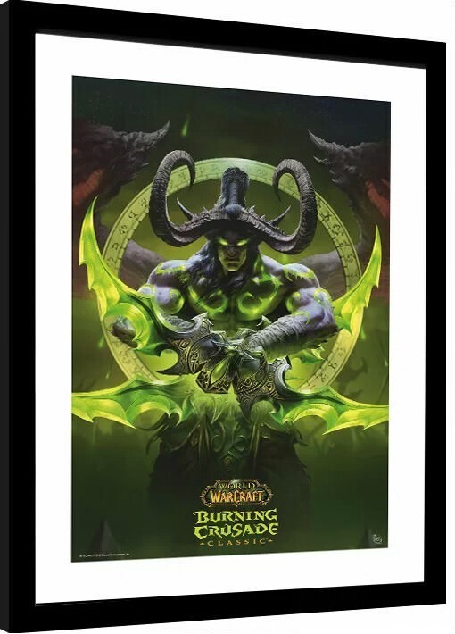 Κορνιζαρισμένη αφίσα World of Warcraft - Illiadian