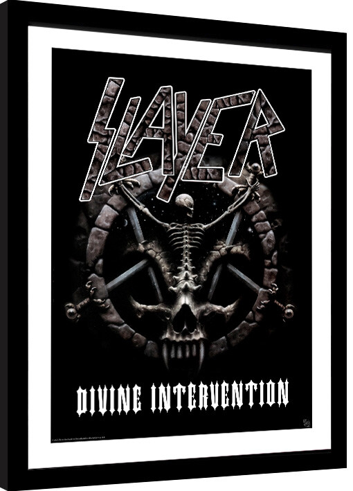 Uokvireni poster Slayer - Divine Intervention