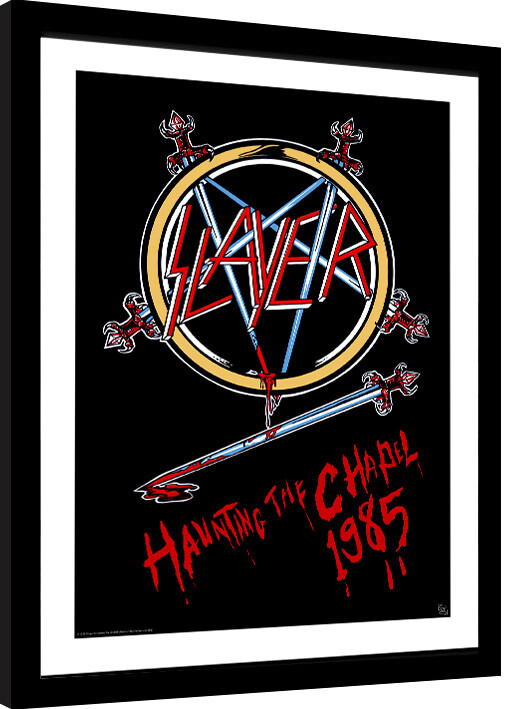 Framed poster Slayer - Haunting the Chapel