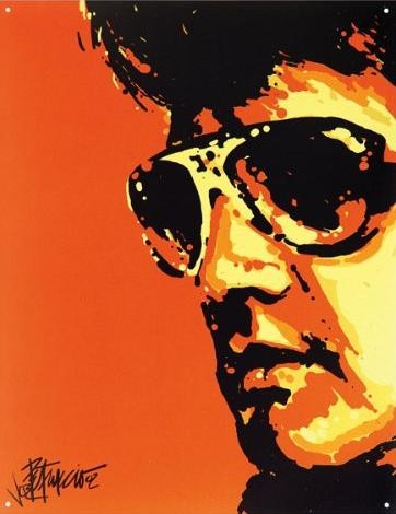 Metallikyltti ELVIS TIGERMAN