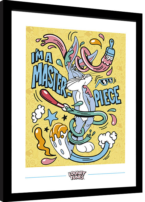 Poster emoldurado Looney Tunes - Masterpiece
