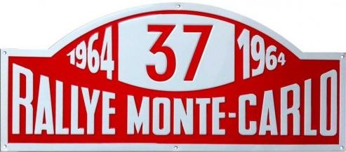 Metallikyltti RALLYE MONTE-CARLO