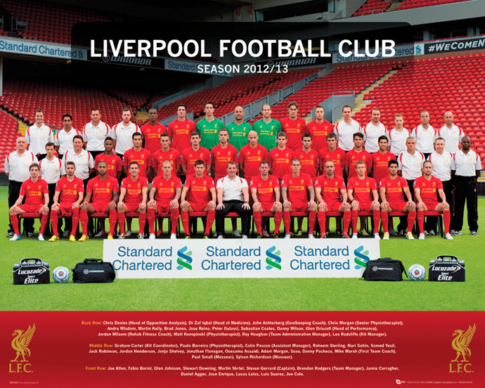 Плакат Liverpool - 12/13