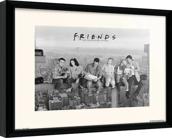 Kehystetty juliste Friends - Lunch On Skyscraper