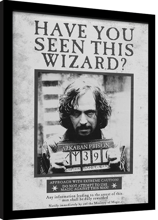 Kehystetty juliste Harry Potter - Sirius Wanted