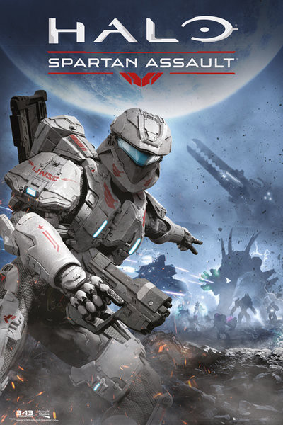 Плакат Halo - spartan assault