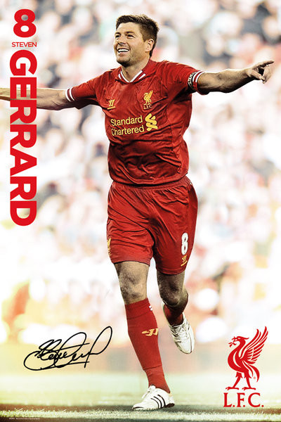Плакат Liverpool - Gerrard 13/14