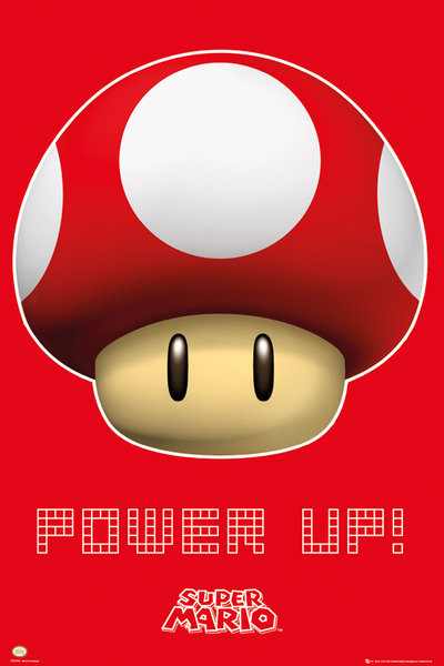 Poster Nintendo - power up