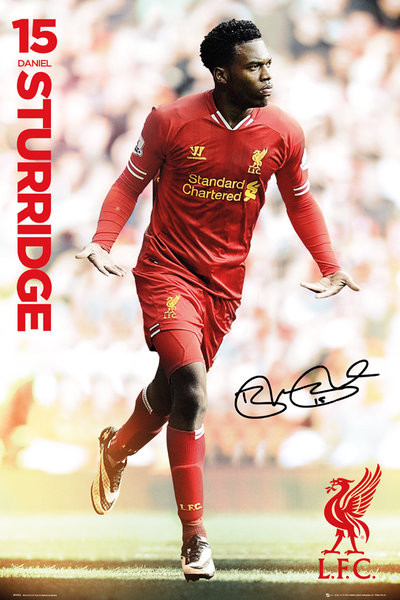 Плакат Liverpool - Sturridge 13/14