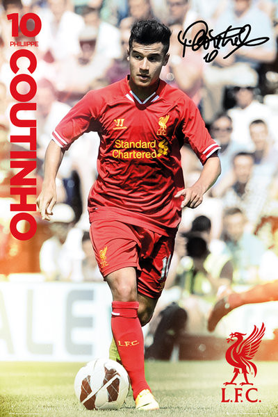 Αφίσα Liverpool - Coutinho 13/14