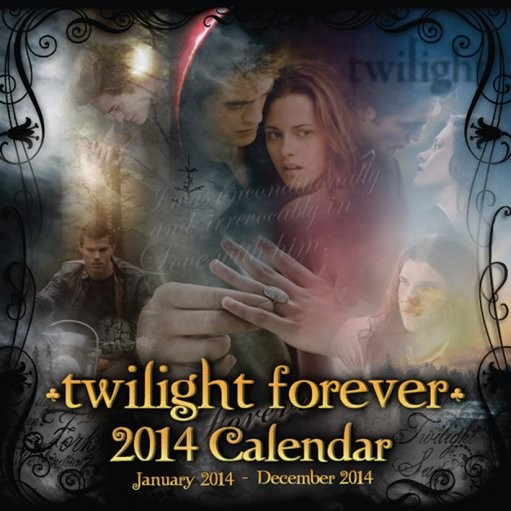 Kalenteri 2027 Calendar 2014 - TWILIGHT forever