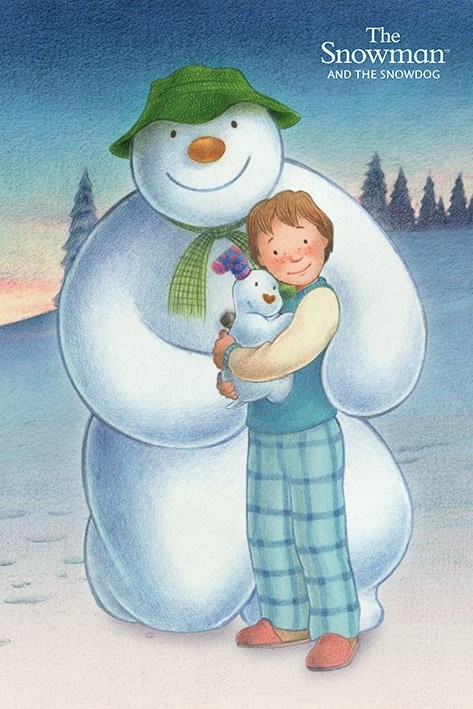 Плакат SNOWMAN & SNOWDOG - trio