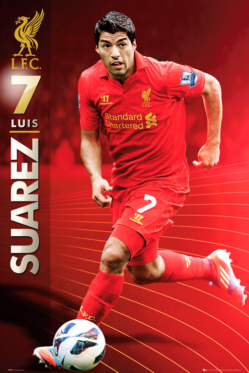Плакат Liverpool - Suarez 12/13