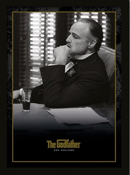 Κορνιζαρισμένη αφίσα THE GODFATHER - Don Corleone