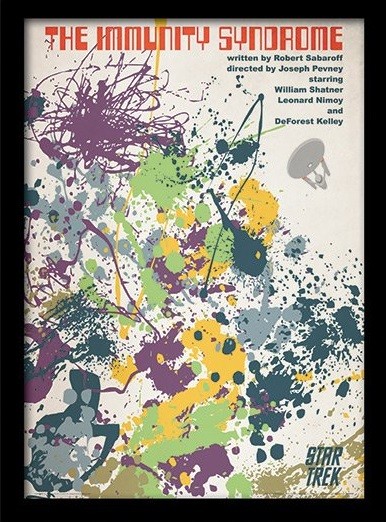 Framed poster STAR TREK - immunity syndrome