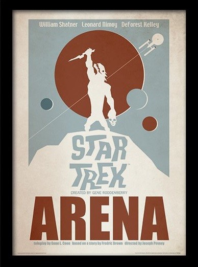 Framed poster STAR TREK - arena