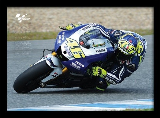 Κορνιζαρισμένη αφίσα MOTO GP - Rossi