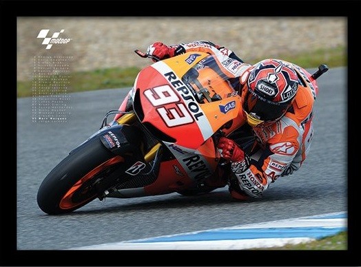 Κορνιζαρισμένη αφίσα MOTO GP - Marquez