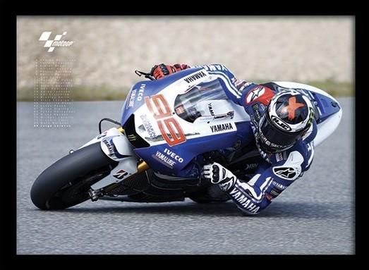 Poster emoldurado MOTO GP - Lorenzo