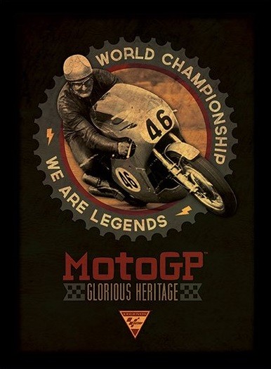 Framed Poster MOTO GP - legends