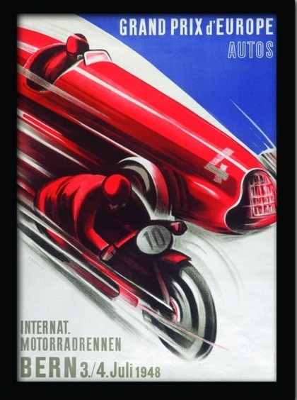 Uokvirjen plakat MONACO (3)