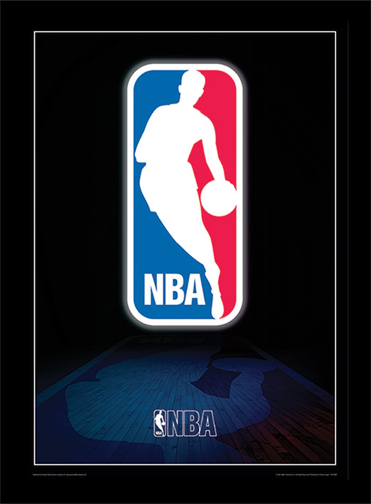 Framed Poster NBA - Logo