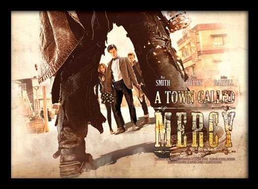 Κορνιζαρισμένη αφίσα DOCTOR WHO - a town called mercy