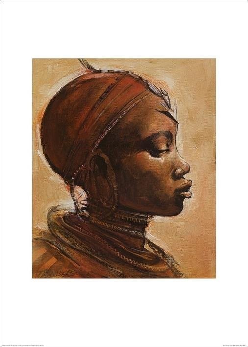 Masai woman I. Картина