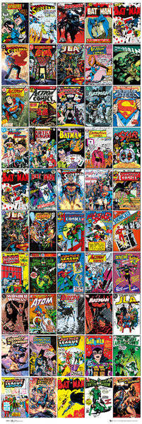 Poster DC COMICS - covers