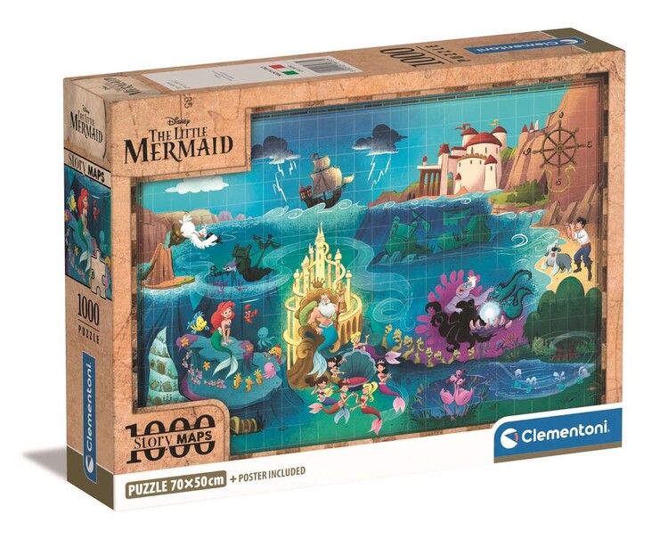 Puzzle Disney Maps - Little Mermaid