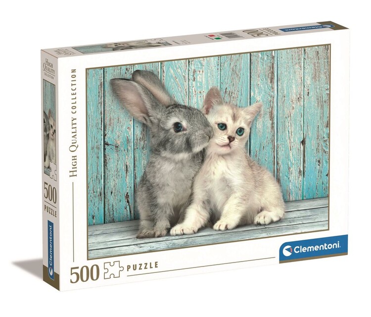 Puzzle Cat & Bunny