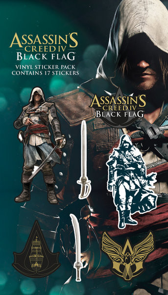 Stickers Assassin's Creed 4 - black flag