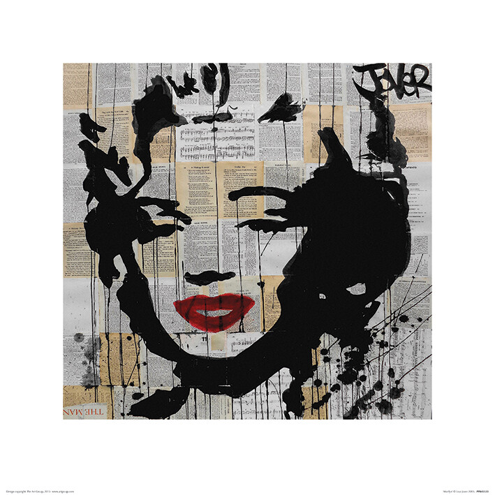 Художествен печат Loui Jover - Marilyn
