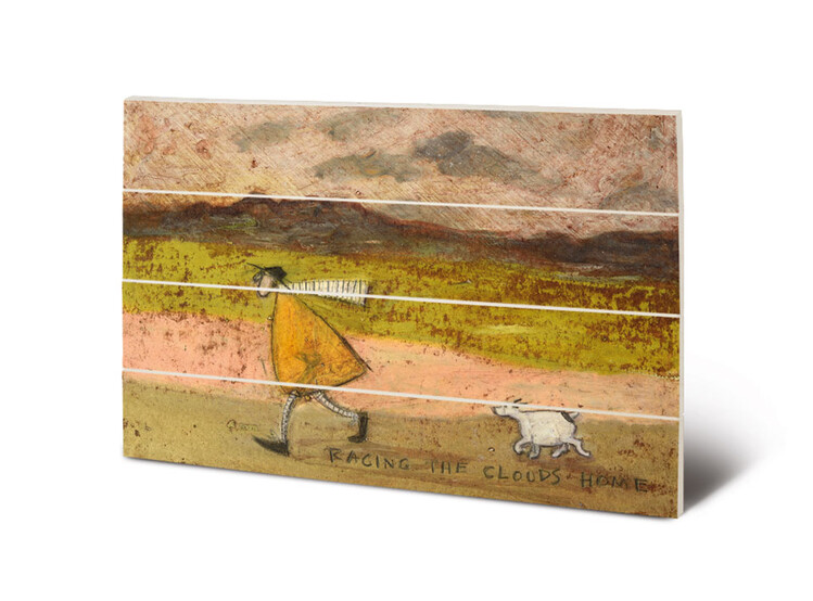 Ξύλινη τέχνη Sam Toft - Racing The Clouds Home