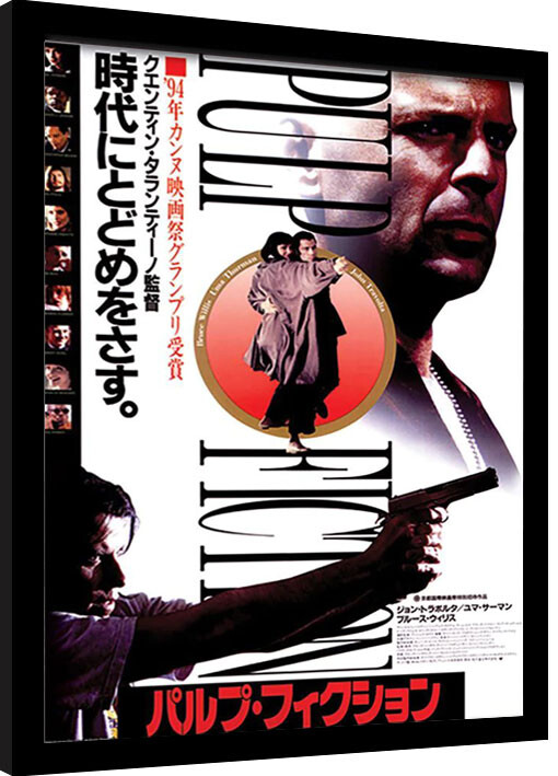 Uokvireni poster Pulp Fiction - Oriental