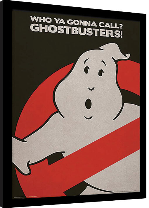 Uokvirjen plakat Ghostbusters - Logo