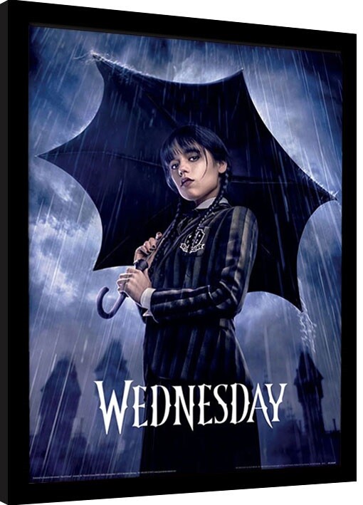 Poster emoldurado Wednesday - Downpour