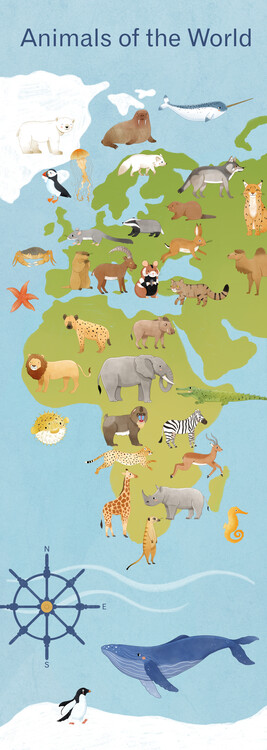 Плакат Animals of the World