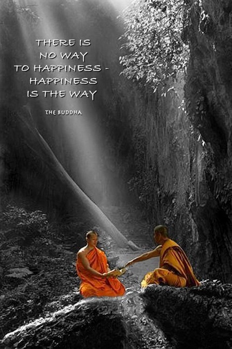 Плакат Happines is the way