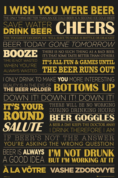 Poster Beer - life