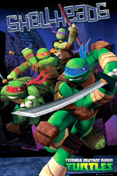 Плакат TEENAGE MUTANT NINJA TURTLES - shellheads