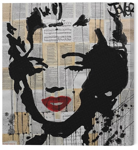 Принти на полотні Loui Jover - Marilyn