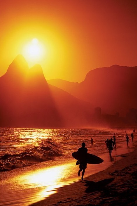 Плакат Rio de Janeiro - ipanema Beach